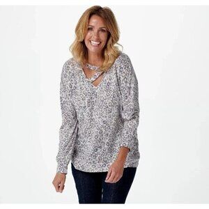 Soulgani Active Bali Beach Babe Long Sleeve V-Neck Strap  - more choices Cray,XS